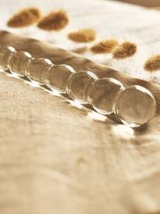 Glass Toys: Tansy Beaded Glass Dildo