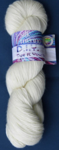Countrywide Yarns Silk Merino Dye it Yourself, fingering/4ply, 100g, 400m - Undy&hellip;