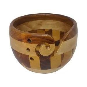 Scheepjes Yarn Bowl - Multi wood