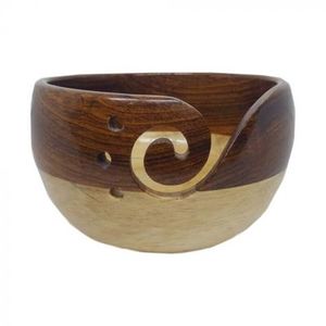Products: Scheepjes Yarn bowl rosewood and pinewood 14x8cm