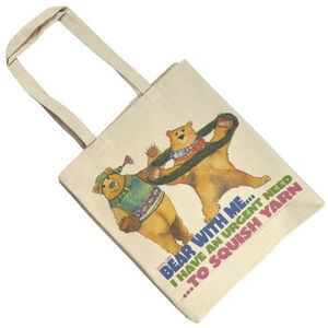 Emma Ball Bear with Me cotton canvas bag