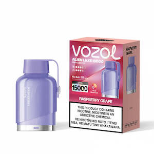 Vozol Alien Luxe: Vozol Alien Luxe Pod - Raspberry Grape
