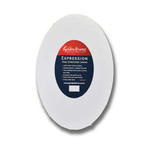 Expression Stretched Canvas Oval