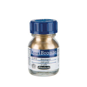 SCHMINCKE WATERCOLOUR MEDIUM AQUA BRONZE PALE GOLD
