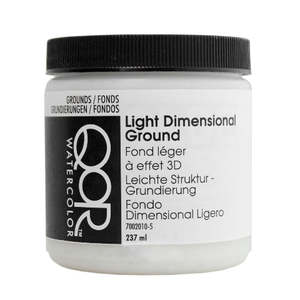 Watercolour Mediums Varnishes: QoR Watercolour Medium Light Dimensional Ground