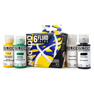 Golden Fluid Acrylic Paint Intro Set