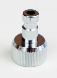 Harder & Steenbeck Airbrush Plug In Nipple Chrome