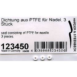 Aibrushes Accessories: HARDER & STEENBECK AIRBRUSH SEAL TEFLON FOR NEEDLE 3 PIECES