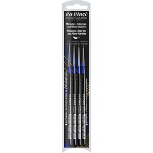 Oil Acrylic: DA VINCI COLINEO MICRO COLINEO BRUSH SET 4