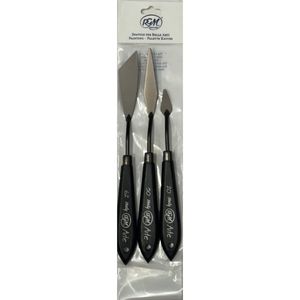 RGM Arte Line Palette Knife Set 3 Black