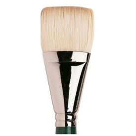 Genuine Hog Bristle: Winsor & Newton Winton Brush Short Handle Flat
