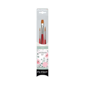 da Vinci WATERCOLOUR BRUSH Set 3