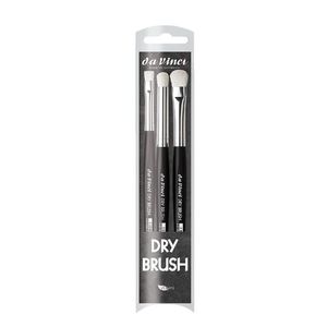 Filbert Shape: da Vinci DRY BRUSH SYNTHETIC Set 3