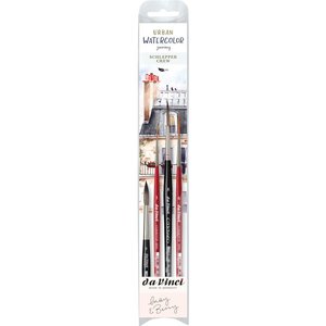 Long Point Rigger: da Vinci Urban Watercolour Brush Rigger Set 4