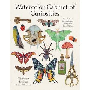 Watercolour Books: WATERCOLOUR CABINET OF CURIOSITIES ODDITIES