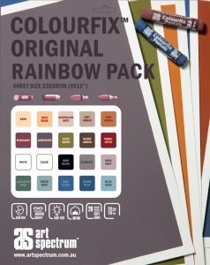 Art Spectrum Colourfix Original Paper 340gsm Rainbow Packet 20