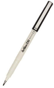 Artline 210 Fineliner Pen Black