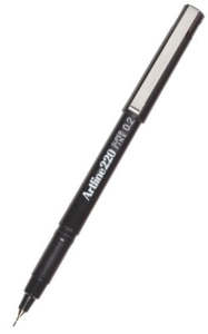 Artline 220 Fineliner Pen Black
