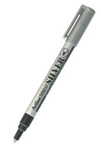 Artline Metallic Pens: Artline Fine Point Pen Silver