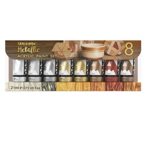 Aureuo Acrylic Paint: Aureuo Acrylic Paint Metallic Set 8