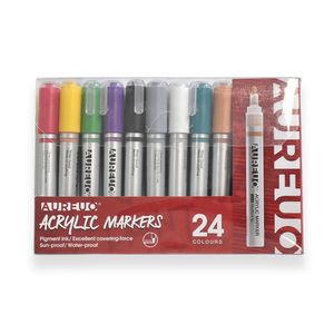 Aureuo Markers: Aureuo Acrylic Marker Set 24