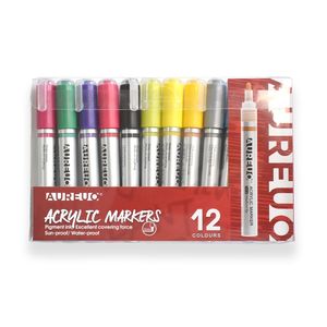 Aureuo Markers: Aureuo Acrylic Marker Set 12