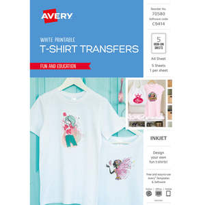 Avery T Shirt Transfer: Avery T-Shirt Transfer Packet 5