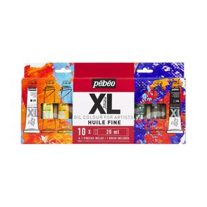 Pebeo: PEBEO XL OIL PAINT WITH BRUSH SET 10