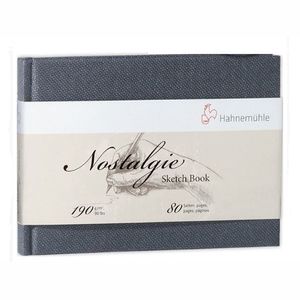 Drawing Sketching Books: HAHNEMUHLE NOSTALGIE SKETCHBOOK 190GSM LANDSCAPE