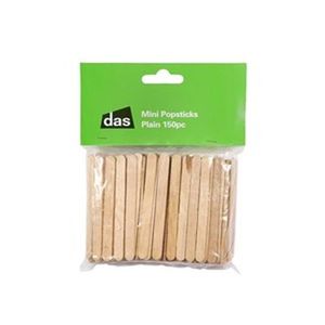 Das Pop Sticks: DAS WOODEN POPSICLE STICK MINI PACKET 150