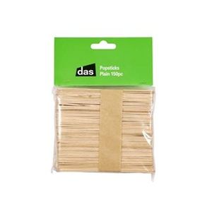 DAS WOODEN POPSICLE STICK PLAIN PACKET 150
