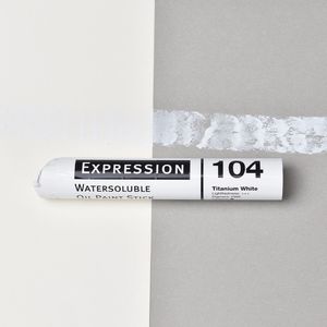 Expression Water Soluble Oil Paint Stick Titanium White