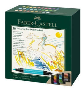 Faber Castell Pitt Artist Dual Ended Pen Set 30