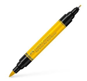 FABER CASTELL PITT ARTIST DUAL ENDED PEN CADMIUM YELLOW