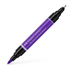 FABER CASTELL PITT ARTIST DUAL ENDED PEN PURPLE VIOLET