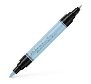 FABER CASTELL PITT ARTIST DUAL ENDED PEN ICE BLUE