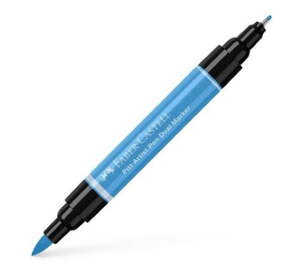 FABER CASTELL PITT ARTIST DUAL ENDED PEN SKY BLUE