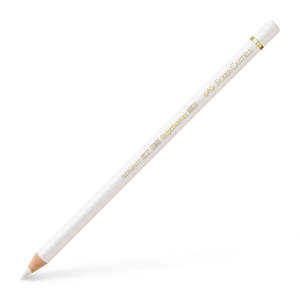 FABER CASTELL POLYCHROMOS COLOURED PENCIL WHITE 101
