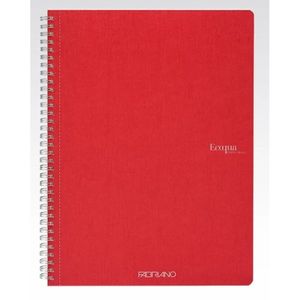 Fabriano Ecoqua Spiral Notebook Raspberry Lined