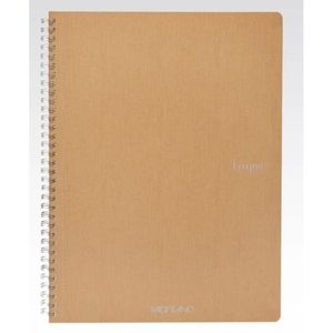 Fabriano Ecoqua Spiral Notebook Brown Lined