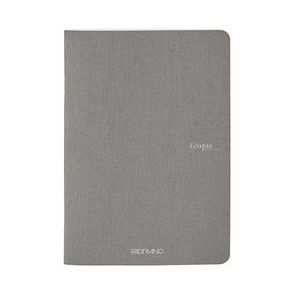Fabriano Ecoqua Stapled Notebooks: Fabriano Ecoqua Stapled Notebook Anthracite Plain