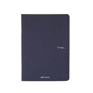 Fabriano Ecoqua Stapled Notebook Dark Blue Plain