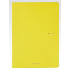 Fabriano Ecoqua Stapled Notebook Lemon Dotted