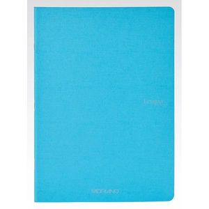 Fabriano Ecoqua Stapled Notebook Turquoise Dotted