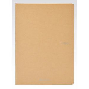 Fabriano Ecoqua Stapled Notebook Brown Grid