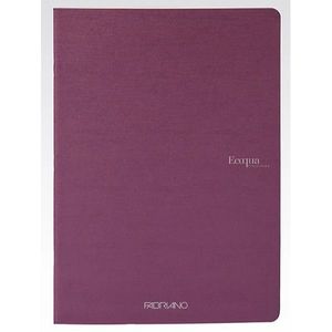 Fabriano Ecoqua Stapled Notebook Wine Dotted