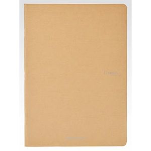 Fabriano Ecoqua Stapled Notebook Brown Lined