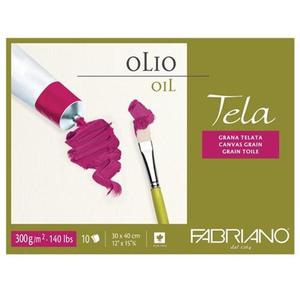Fabriano Tela Oil Paper Pads: Fabriano Tela Oil Paper Pad 300gsm 10 Sheets
