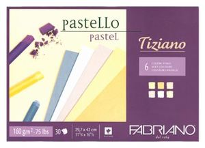 Fabriano Tiziano Pastel Paper Pad 160gsm Softs 30 Sheets
