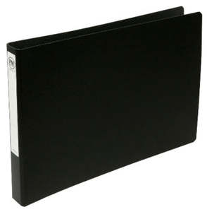 Filemaster Ringbinders: Filemaster Ringbinder 3/26 TRUNKBOARD BLACK OBLONG